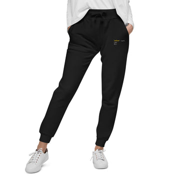 Open image in slideshow, Yellow Earth Embroidered Unisex Fleece Sweatpants