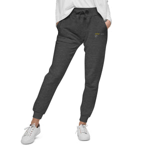 Open image in slideshow, Yellow Earth Embroidered Unisex Fleece Sweatpants