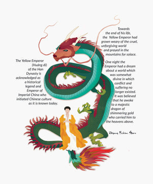 Organic Cotton Kids T-shirt Dragon Light