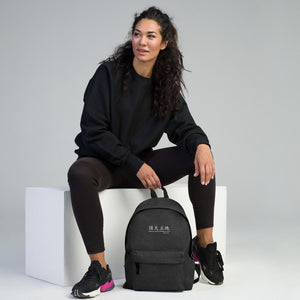 'Head in the Sky' Embroidered Backpack