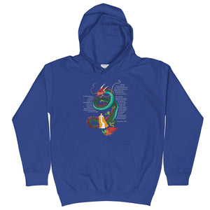 Kids Dragon Hoodie Dark