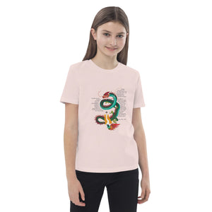 Organic Cotton Kids T-shirt Dragon Light