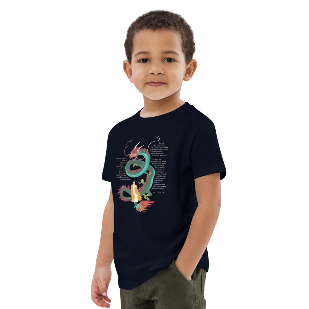 Organic Cotton Kids T-shirt Dragon Dark