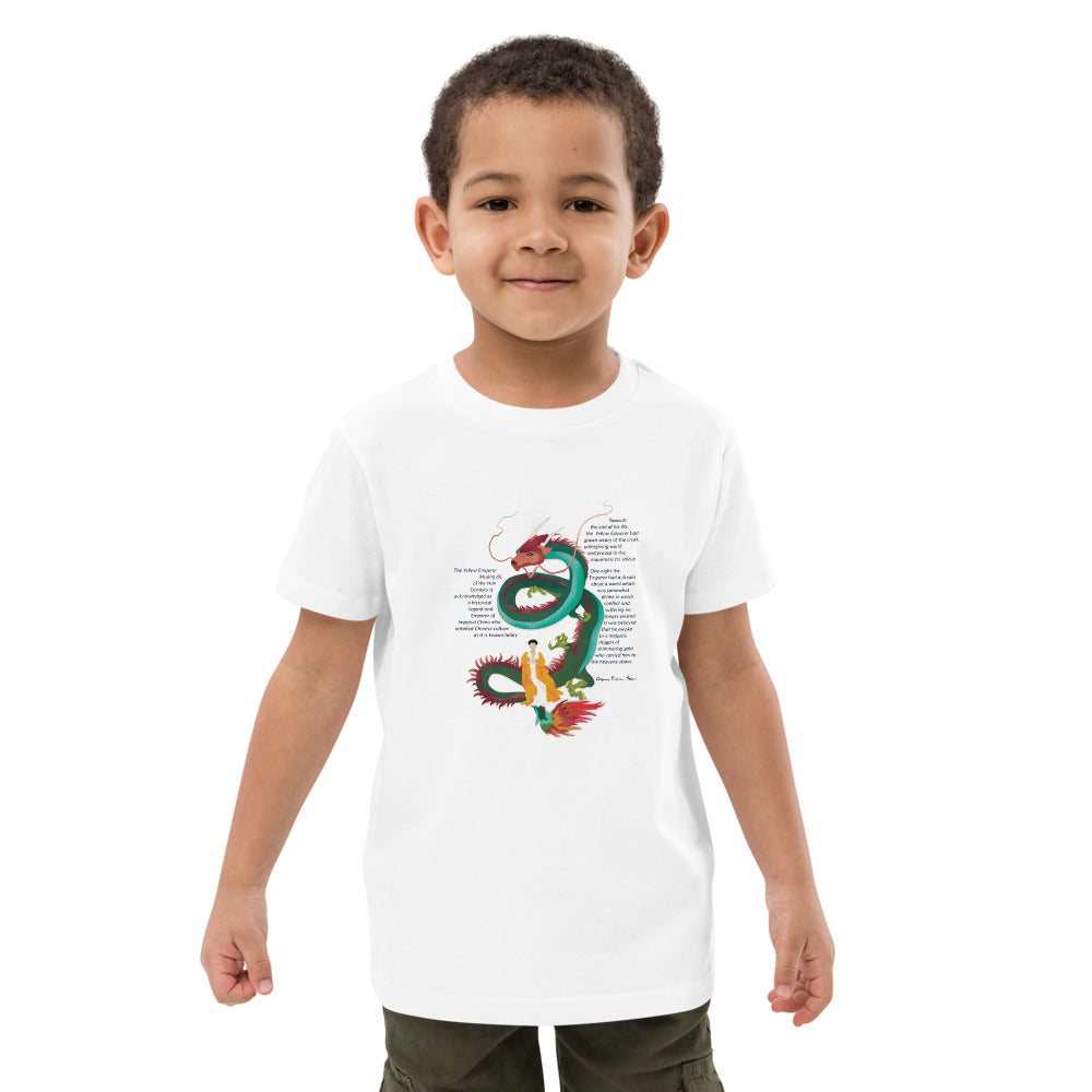 Organic Cotton Kids T-shirt Dragon Light