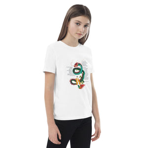 Organic Cotton Kids T-shirt Dragon Light