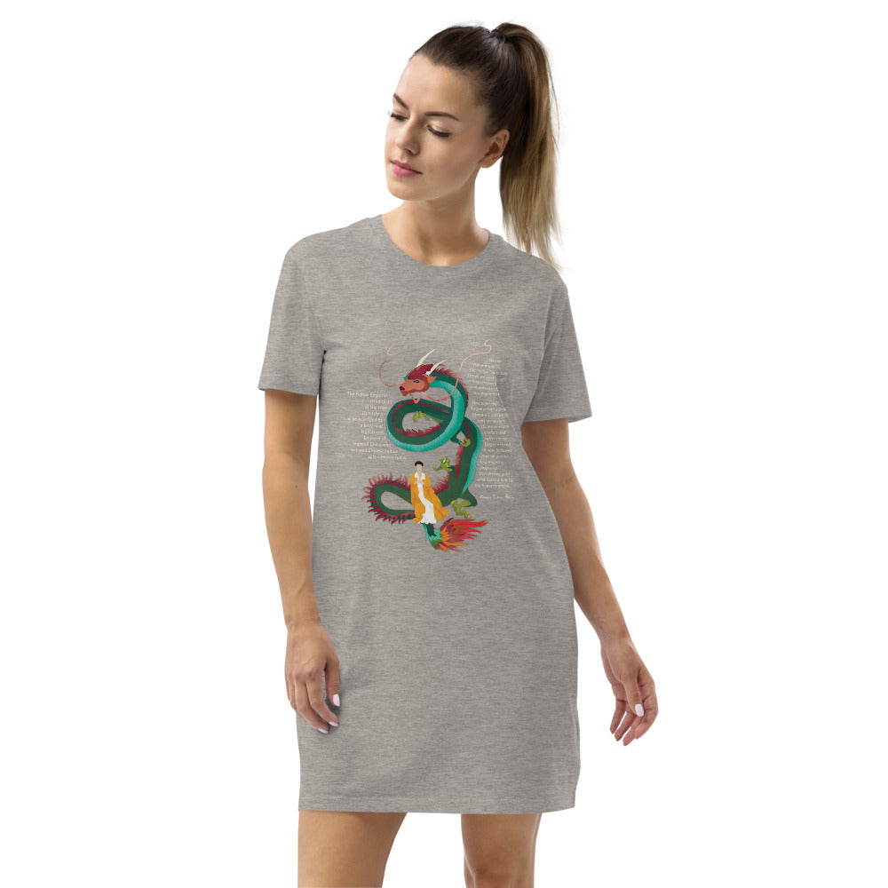 Organic Cotton T-shirt Dress Dragon
