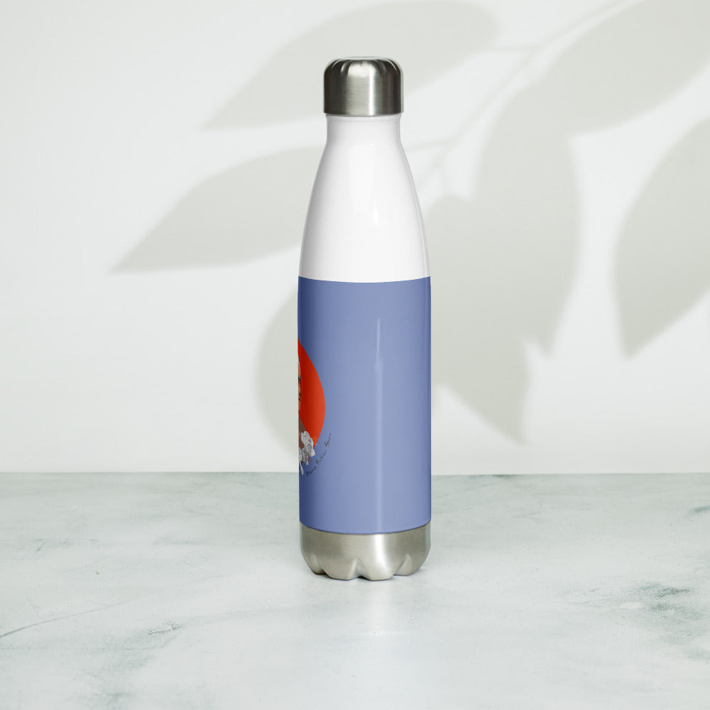 Dr Pang Wild-blue Stainless Steel Water Bottle