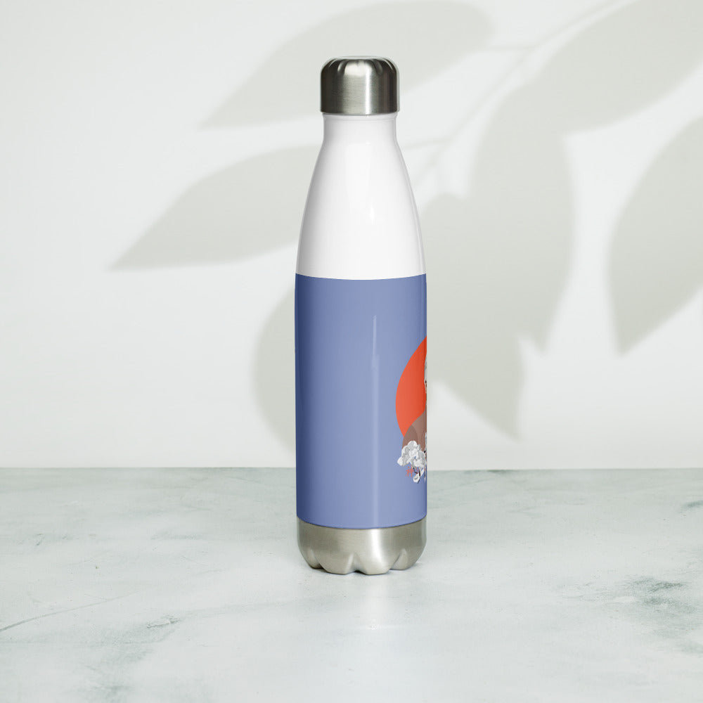 Dr Pang Wild-blue Stainless Steel Water Bottle