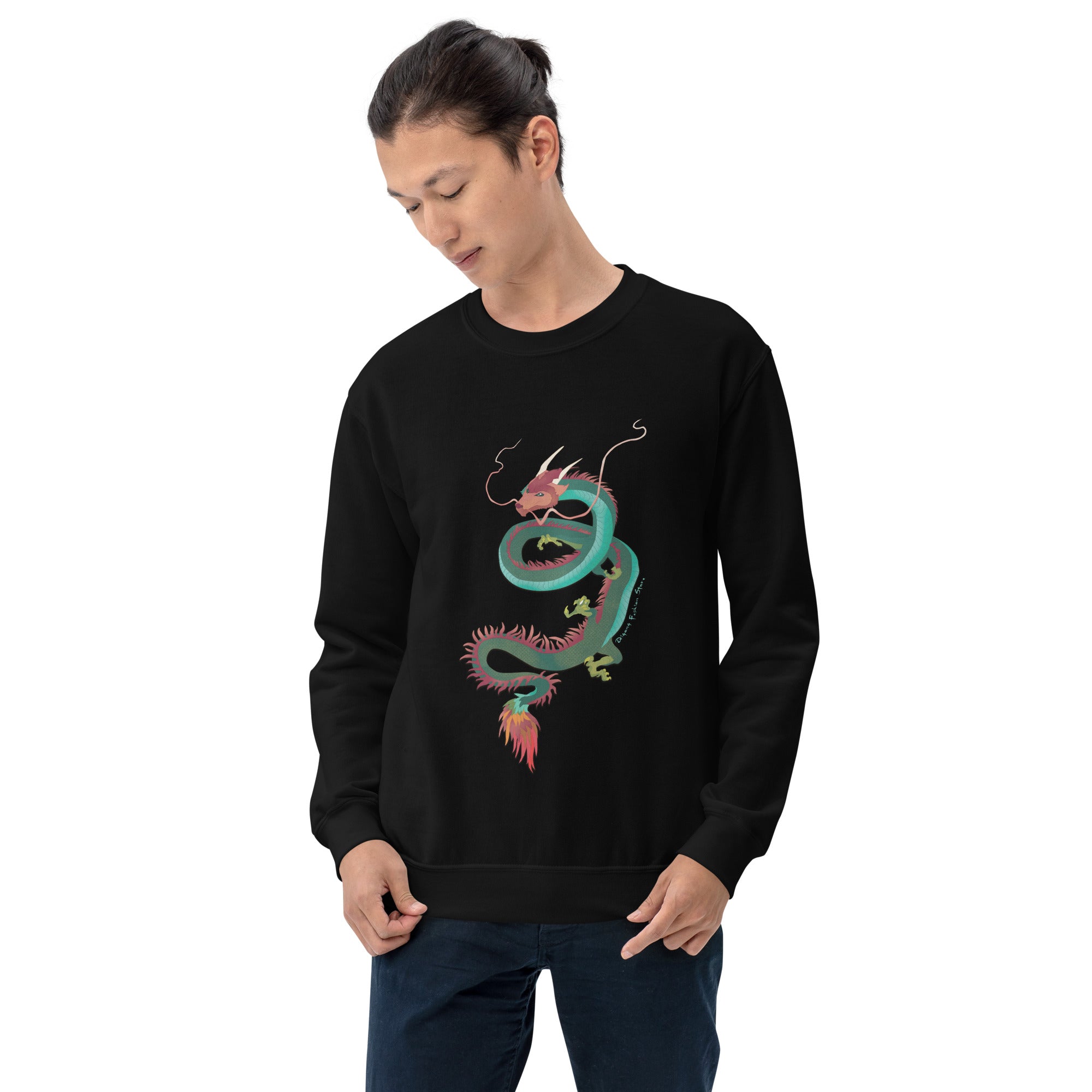Dragon Unisex fleece sweatshirt