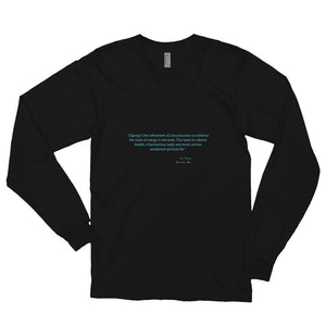Open image in slideshow, Dr Pang Quote Long sleeve t-shirt
