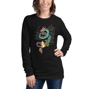 Yellow Emperor's Tale Unisex Long Sleeve Tee Dark