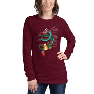 Yellow Emperor's Tale Unisex Long Sleeve Tee Dark