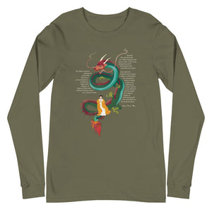 Yellow Emperor's Tale Unisex Long Sleeve Tee Dark