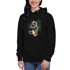 Open image in slideshow, Dragon Unisex Hoodie Dark
